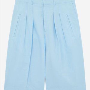 Maison Kitsune Large Pleated Bermuda Shorts